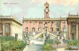 ** T2/T3 Rome, Roma; Campidoglio, Litho - Ohne Zuordnung