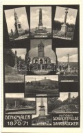 ** T4 Saarbrücken, Schlachtfelde; Denkmäler Von 1870-1871 / Battle Monuments (cut) - Non Classés