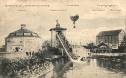 ** T2 1907 Mannheim, Jubiläums-Ausstellung, Vergnügungspark; Wasserrutschbahn / Anniversary Exposition - Zonder Classificatie