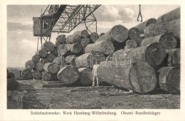 ** T1 Hamburg-Wilhelmsburg, Schlobachwerke, Werk, Okumé-Rundholzlager / Locksmith Works, Roundwood Storage - Zonder Classificatie