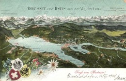 * T2/T3 Bodensee Und Rhein Aus Der Vogelschau / Map (Rb) - Ohne Zuordnung