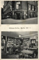 ** T2/T3 Berlin, Hermann Dittrich's Bötzow-Keller, SW 11 / Restaurant, Interior (EK) - Ohne Zuordnung