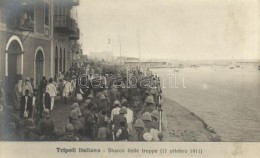 ** T2 1911 Tripoli Italiana, Sbarco Delle Truppe / Italian Landing In Libya - Sin Clasificación