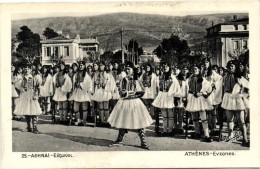 ** T3 Athens, Evzones With Their Officers (Rb) - Ohne Zuordnung