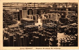 ** T2/T3 Boulogne-Billancourt, Paris; Usines Renault, Magasin De Piéces De Rechange / Automobile Factory... - Zonder Classificatie