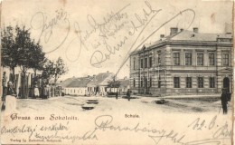 * T4 Sokolnice, Sokolnitz; Schule, Verlag Ig. Zaitschek / Street View, School (b) - Non Classés