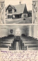 T2/T3 Przesieka, Hain Im Riesengebirge; Evangelische Kapelle / Chapel, Interior, Art Nouveau. Verlag Paul Kriegel - Non Classés