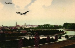 ** T1 1918 Pardubice, Nakl. Otakar Dolezal / Labe River, Aeroplane - Non Classés