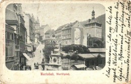 * T3 Karlovy Vary, Karlsbad; Marktplatz / Market Square (EK) - Non Classés