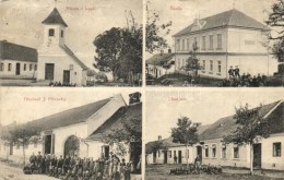 T2/T3 Javurka (Holice), Náves S Kapli, Skola, Obchod J. Pitrochy, Hostinec / Square With Chapel, J.... - Unclassified