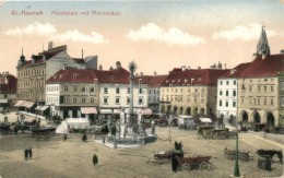 ** T2/T3 Wiener Neustadt, Hauptplatz Mit Mariensaule / Main Square, Market (EK) - Unclassified