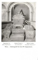 ** T1/T2 Vienna, Wien; Kaisergruft Bei Den PP. Kapuzinern /  Austrian Royal Caskets In Vienna, The Coffins Of... - Zonder Classificatie