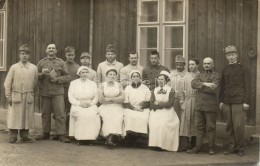 ** T2/T3 Vienna, Wien, Grinzing; K.u.K. Kriegsspital / Military Hospital, Group Photo - Zonder Classificatie