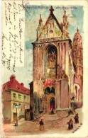 T2/T3 Vienna, Wien, Kirche Maria Am Gestade / Church, Litho S: Geiger R. - Non Classificati
