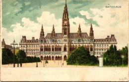 ** T2 Vienna, Wien, Rathaus / Town Hall, Litho - Ohne Zuordnung