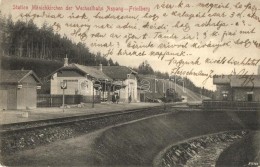 T2/T3 Mönichkirchen, Station Wechselbahn Aspang-Friedberg / Railway Station (EK) - Non Classés