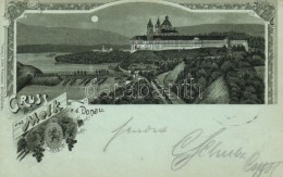 T2 1898 Melk An Der Donau, Verlag V. Josef Amtmann Litho - Ohne Zuordnung