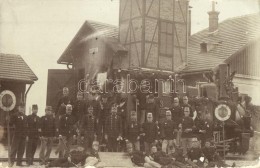 T2/T3 1905 Felixdorf, Bahnhof, Zur Erinnerung An Der 75. Geburtstag Sr. Majestät / Railway Station, Railwaymen... - Non Classés