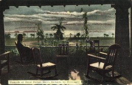 * T2/T3 Santa Barbara, California; Veranda At Hotel Potter By Moonlight - Unclassified