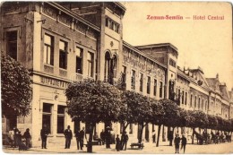 T2/T3 Zimony, Zemun, Semlin; Központi Szálloda, Bernhard Kronstein üzlete / Hotel Central, Shops... - Non Classificati