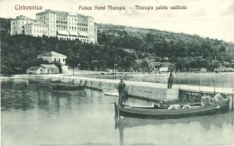 ** T1/T2 Crikvenica, Therapia Palota Szálloda, CsónakkikötÅ‘ / Palace Hotel Therapia, Boats - Non Classés