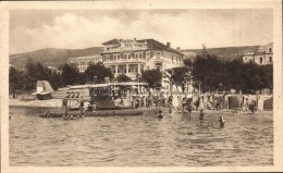 ** T2/T3 Crikvenica, Cirkvenica; Hotel Esplanade Szálloda, FürdÅ‘zÅ‘k Hidroplánnal, Strand /... - Non Classificati