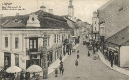 T2/T3 Ungvár, Uzhhorod; Nagyhíd és Rákóczi Utca / Streets (EK) - Zonder Classificatie