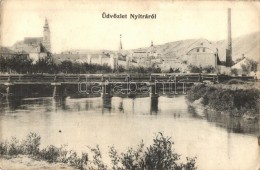 ** T3 Nyitra, Nitra; Híd, Folyó, Fürst Sz. Kiadása / Bridge, Riverside (ázott... - Non Classés