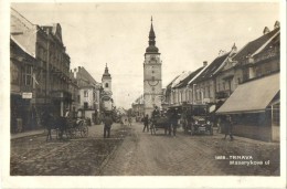 T2 Nagyszombat, Trnava; Masaryk Utca / Masayrokva Ul. / Street, Automobile - Unclassified