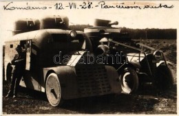 * T2 1928 Komárom, Komárno; Páncélos Katonai Automobilok / Panzerwagen / Armored... - Zonder Classificatie