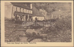 ** T2 Vöröstorony, Roterturmpass; Nach Dem Kampf Am Roterturmpass / WWI Damaged Site, Dead Horses - Non Classés