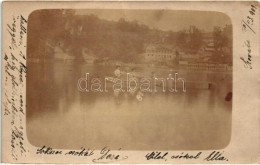 T2 1909 Szováta, Sovata; Csónakázók A Tavon / Rowing In The Lake. Photo - Unclassified