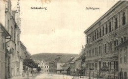 ** T3 Segesvár, Schassburg, Sighisoara; Spitalgasse / Kórház Utca, H. Zeidner Kiadása /... - Zonder Classificatie