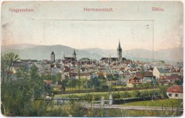 T3 Nagyszeben, Hermannstadt, Sibiu; Leporello 10 Képpel, K.u.K. Hadtestparancsnokság,... - Unclassified