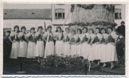 * T1/T2 1940 Nagyszalonta, Salonta; Országzászló Avatás, Honleányok / Hungarian... - Non Classés