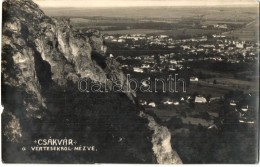 * T3 1939 Csákvár, Látkép A VértesekrÅ‘l Nézve, Photo (kis... - Zonder Classificatie