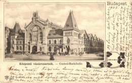 * T2/T3 Budapest IX. Központi Vásárcsarnok, Art Nouveau (EB) - Non Classés