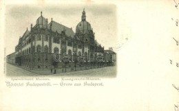 T2 1898 Budapest IX. IparmÅ±vészeti Múzeum, Rigler Részv. Társ. Litho - Non Classés