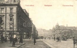 T2/T3 Budapest VI. Teréz Körút, DohánytÅ‘zsde, Villamosok, M. T. és F. I. Koch... - Non Classés