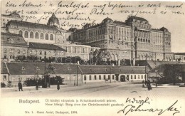 T2/T3 Budapest I. Krisztinaváros, Új Királyi Várpalota, üzlet, Ganz Antal No. 1.... - Non Classés