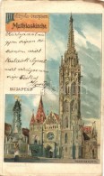 T3 1899 Budapest I. Mátyás Templom Litho S: Rosenberger (EB) - Non Classés