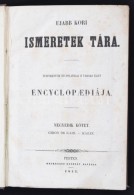 Ujabb Kori Ismeretek Tára. Tudományok és Politikai Társas élet... - Ohne Zuordnung