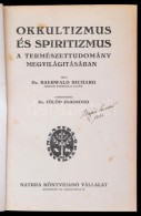 Dr. Baerwald Richard: Okkultizmus és Spiritizmus A Természettudomány... - Non Classés