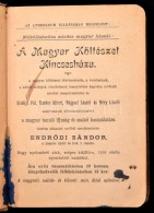Schmidt József: Magyar-Latin Szótár. Bp., é.n., Athenaeum. Kiadói... - Unclassified