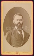 1878 Disderi Párizsi MÅ±termében Készült, Herman Feliratú, Vizitkártya... - Andere & Zonder Classificatie