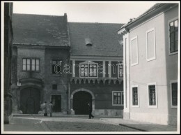 Cca 1960 Budapest, Budai Vár, épületek és Utcaképek, 5 Db Vintage Fotó,... - Andere & Zonder Classificatie