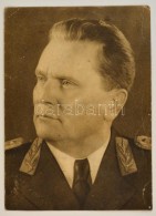 Josip Broz Tito, Fotó, 14×10 Cm - Autres & Non Classés