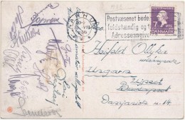Cca 1938 A  Magyar AmatÅ‘r Labdarúgó Válogatott Tagjai által Aláírt... - Sonstige & Ohne Zuordnung