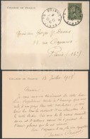 Maurice Croiset (1846-1935) Francia Tudós Sajét Kézzel írt Levele / Autograph Written... - Non Classificati