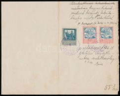 1917 Okmány 2x40f, 3K Okmánybélyegekkel, SZENT-GOTTHÁRD - Non Classés